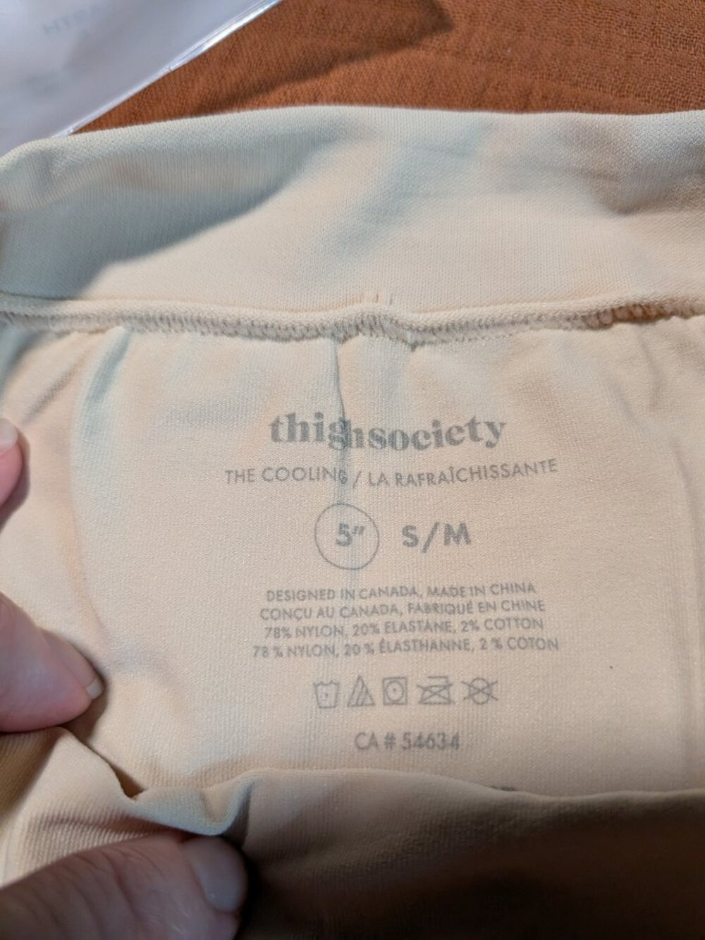 Thighsociety Cooling Shorts, sz S/M - Picture 2 of 2